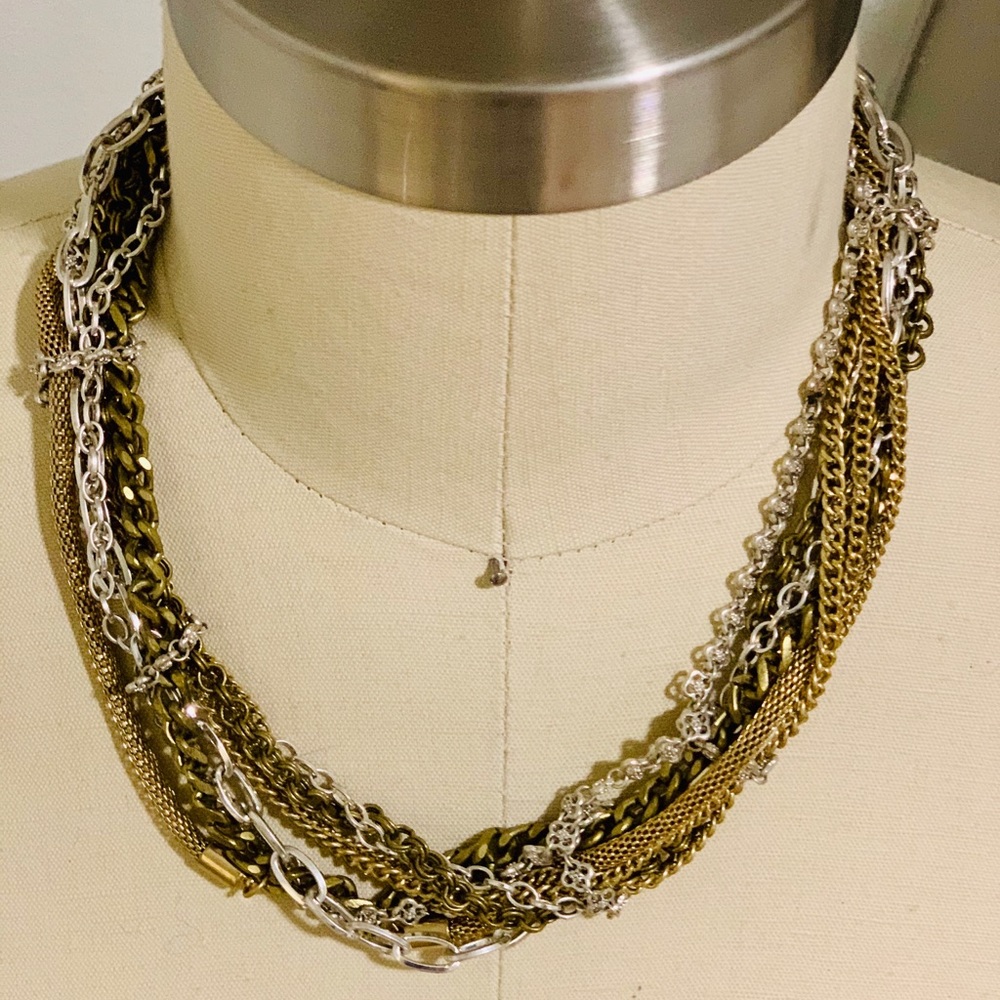 Interlace Metallic Chain